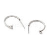 201 Stainless Steel Stud Earring STAS-C117-06B-P-2