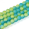 Crackle Glass Beads X1-GLAA-N009-8mm-10-1