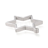 Non-Tarnish 304 Stainless Steel Open Back Bezel Pendants LS-STAS-K208-12P-A-2