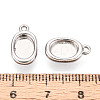 304 Stainless Steel Pendant Cabochon Settings STAS-N114-46A-P-3