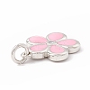 Brass Enamel Pendants KK-P217-02P-3