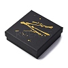 Hot Stamping Cardboard Jewelry Packaging Boxes CON-B007-01C-1