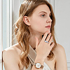 9Pcs 9 Style Cat Eye & Cubic Zirconia Open Cuff Rings Set RJEW-FI0001-12-6