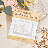 10Pcs Brass Micro Pave Cubic Zirconia Pendants KK-BBC0010-78-6