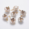 Natural Cultured Freshwater Pearl Pendants PEAR-L027-05A-1