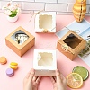 10Pcs Square Bakery Box CON-YW0001-95A-5