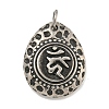316 Surgical Stainless Steel Pendants STAS-E212-37AS-1