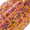 Natural Malaysia Jade Beads Strands G-L645-C01-4mm-32-2