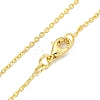 Brass Cable Chain Necklaces for Women NJEW-G084-16LG-2