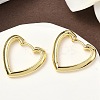 Brass Hoop Earrings EJEW-D323-01G-2