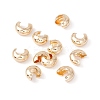 Brass Crimp Beads Covers KK-P219-05B-G01-3