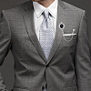2Pcs 2 Colors Men British Style Zinc Alloy with Rhinestone Safety Pin JEWB-SP0001-04-7