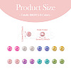 800Pcs 8 Colors Opaque Acrylic Beads MACR-PJ0001-05-4