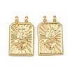 Brass Pendants KK-L255-22G-03-1