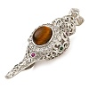 Natural Tiger Eye Pendants G-F776-01P-01-2