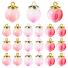 36Pcs 3 Colors Glass Pendants GLAA-GA0001-95-1