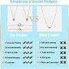 304 Stainless Steel Pendant Necklaces NJEW-UN0001-02-4