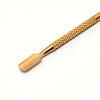Double Head Stainless Steel Cuticle Pusher and Cutter MRMJ-WH0063-49-2