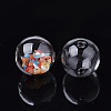 Handmade Blown Glass Globe Beads X-DH017J-1-12mm-1