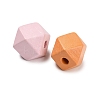 Printed Wood Beads WOOD-Z006-01B-2