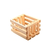 Wood Rectangle Storage Box Miniature Ornaments PW-WG49143-01-1