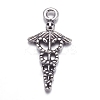 Tibetan Style Alloy Pendants TIBEP-N009-060AS-NR-2