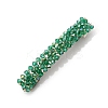 Glass Beaded Hair Barrettes PW-WG60883-12-1