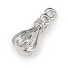 Brass Pave Clear Cubic Zirconia Pendants LS-KK-L238-25P-2