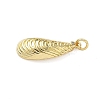 Brass Micro Pave Clear Cubic Zirconia Pendants KK-A273-24G-2