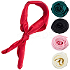 5Pcs 5 Colors Detachable Satin Lady's Scarf AJEW-CN0004-92A-6