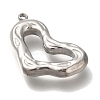 Anti-Tarnish 304 Stainless Steel Pendants STAS-P371-096D-P-2