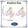PVC Butterfly Car Decals ST-WH0005-02C-2