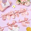 2Pcs Cloth Bowknot Hanging Banner for Christmas Tree Decoration AJEW-SP0002-82C-5