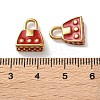304 Stainless Steel Enamel Charms STAS-L022-549G-02-3