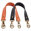 2Pcs 2 Colors PU Imitation Leather Bag Handles FIND-WR0005-71-2