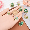 8Pcs 4 Styles Rack Plating Alloy Enamel Pendants ENAM-YW0004-61-5