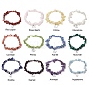 12Pcs 12 Styles Constellations Guardian Gemstone Stretch Bracelets BJEW-JB11147-4