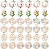 36Pcs 18 Styles Rack Plating Alloy Enamel Pendants FIND-SC0012-30-1