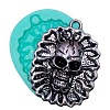 Oval with Skull Pendant Food Grade Silicone Molds LS-DIY-M040-07-1