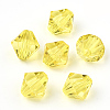 Transparent Acrylic Beads TACR-S146-6mm-09-2