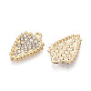 Alloy Rhinestone Pendants FIND-N008-05KCG-2