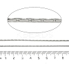 304 Stainless Steel Boston Link Chains CHS-G050-08P-2