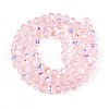 Transparent Glass Beads Strands EGLA-N016-6mm-04-2