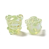 UV Plating Rainbow Iridescent Acrylic Beads LS-PACR-M002-01B-2