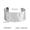 Hammered 304 Stainless Steel Wide Bangles RN6734-2-1