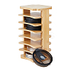 Bamboo Rattan Food Storage Stands AJEW-WH0534-52-1