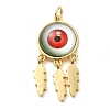 Real 18K Gold Plated Brass Pendants KK-A198-02G-02-1