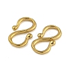 Ion Plating(IP) 304 Stainless Steel S-Hook Clasps STAS-U007-20A-G-2