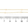 2.5MM Brass Ball Snake Chain Necklaces for Women Men KK-P302-03G-5