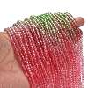 Transparent Painted Glass Beads Strands LS-DGLA-A034-T3mm-A18-2